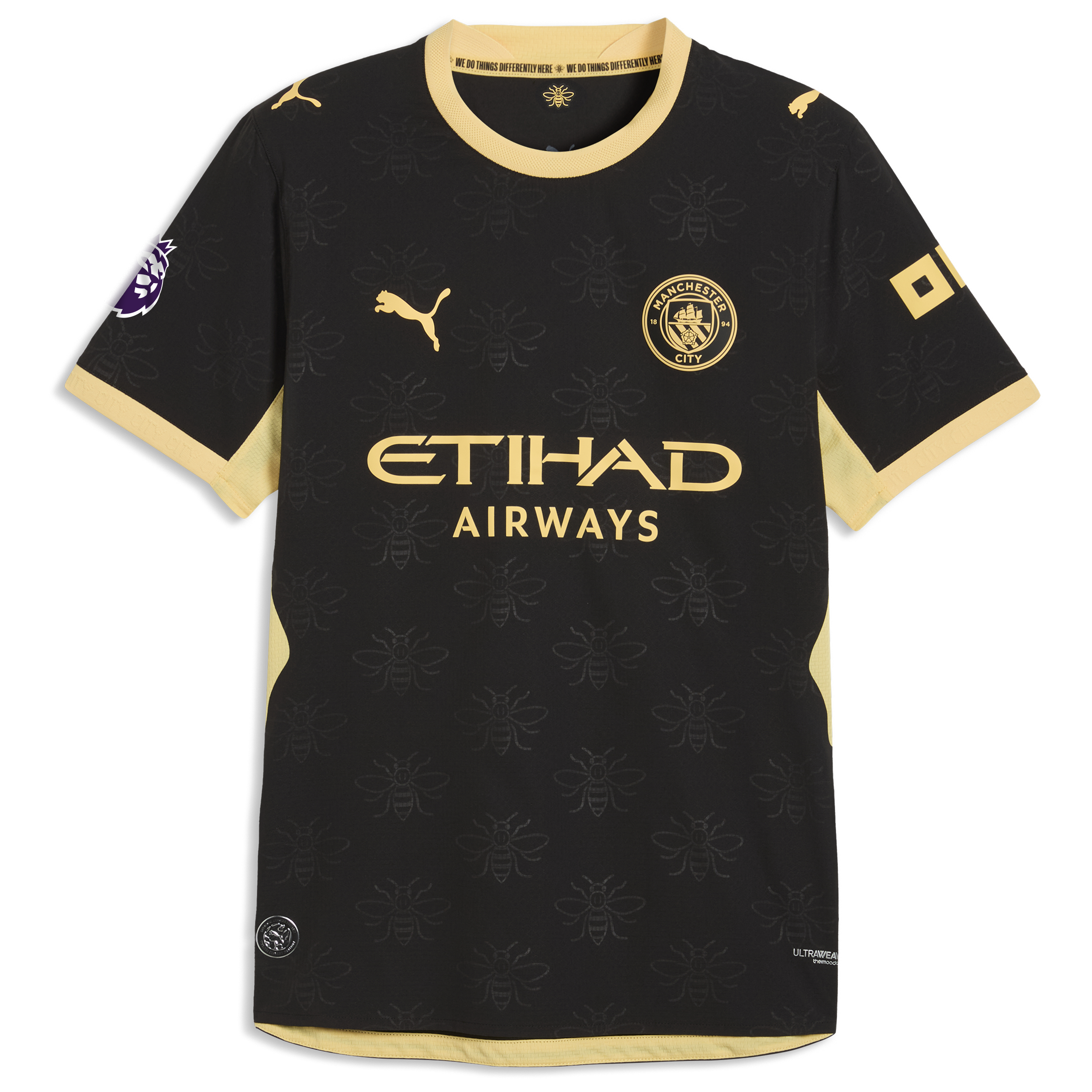 [LK] Phil Foden #47 Manchester City 2026/27 Away On-Field Authentic Jersey - Black