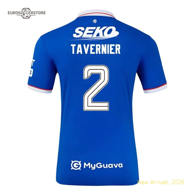 2025-2026 Rangers Home Shirt (Kids) (Tavernier 2)