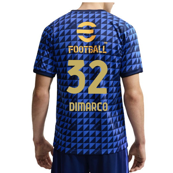 [SPK] 2026-2027 Inter Milan Pre-Match Shirt (Blue) (Dimarco 32)