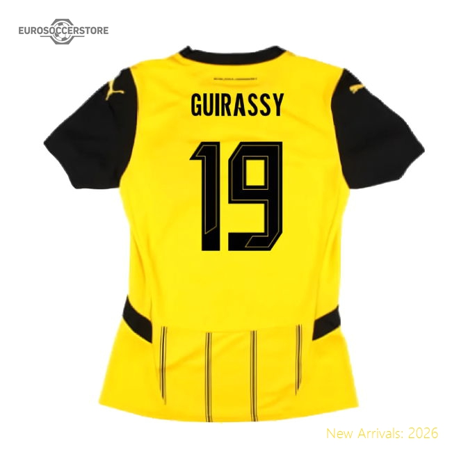 S Borussia Dortmund Female 2024 Home Jersey Shirt Football Fan Supporter Collection