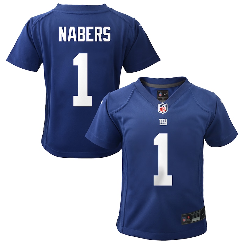 None Malik Nabers NY Giants Victory Premium Jersey Game Day Wear