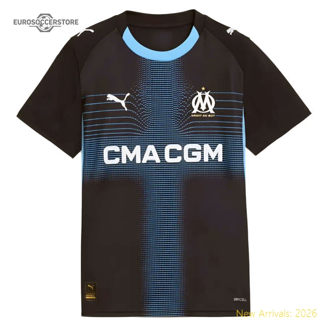 Premium Top-Quality 2025-2026 Marseille Away Shirt (Kids)