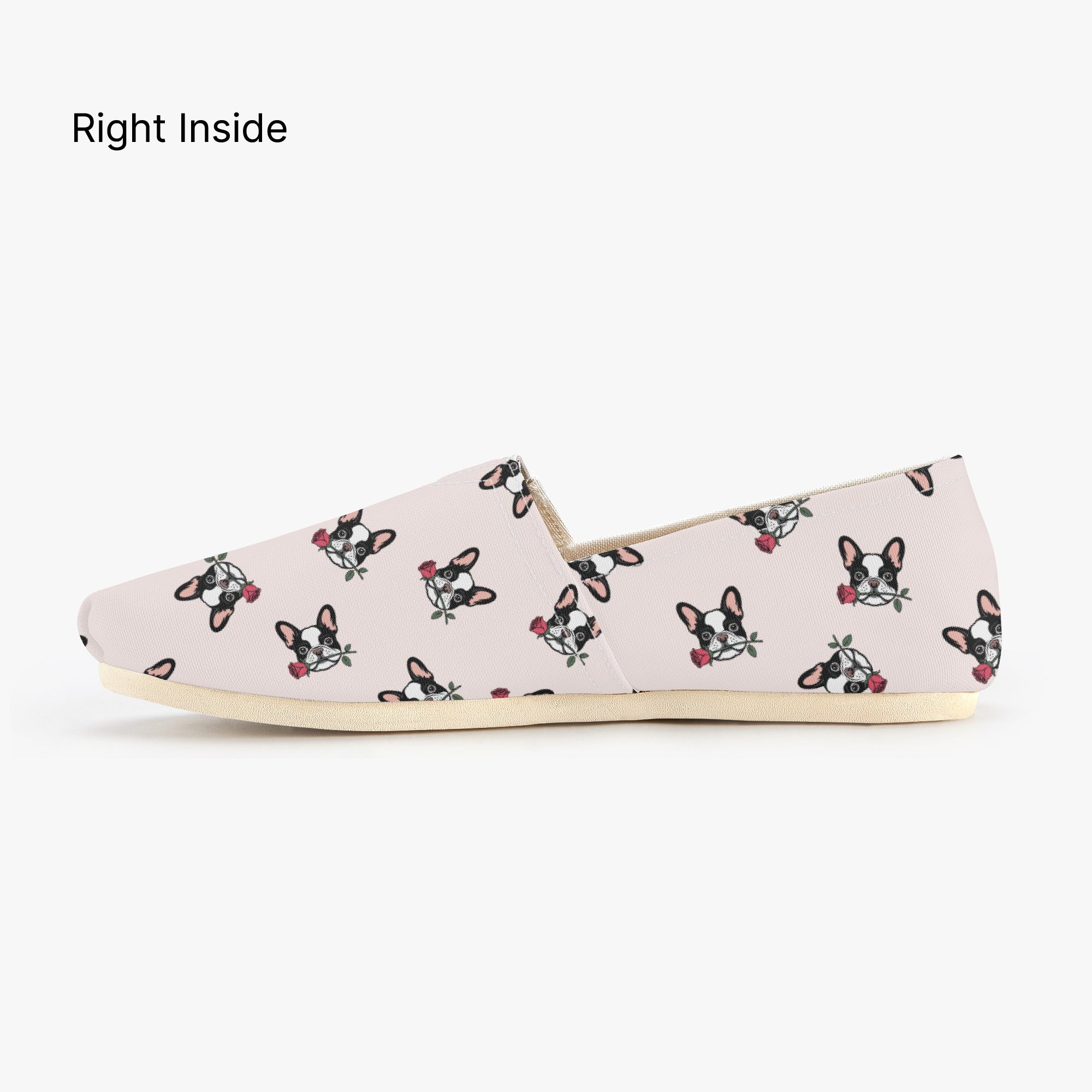 Stylish Everyday Chowder - Casual Canvas Shoes for French Bulldog Lovers