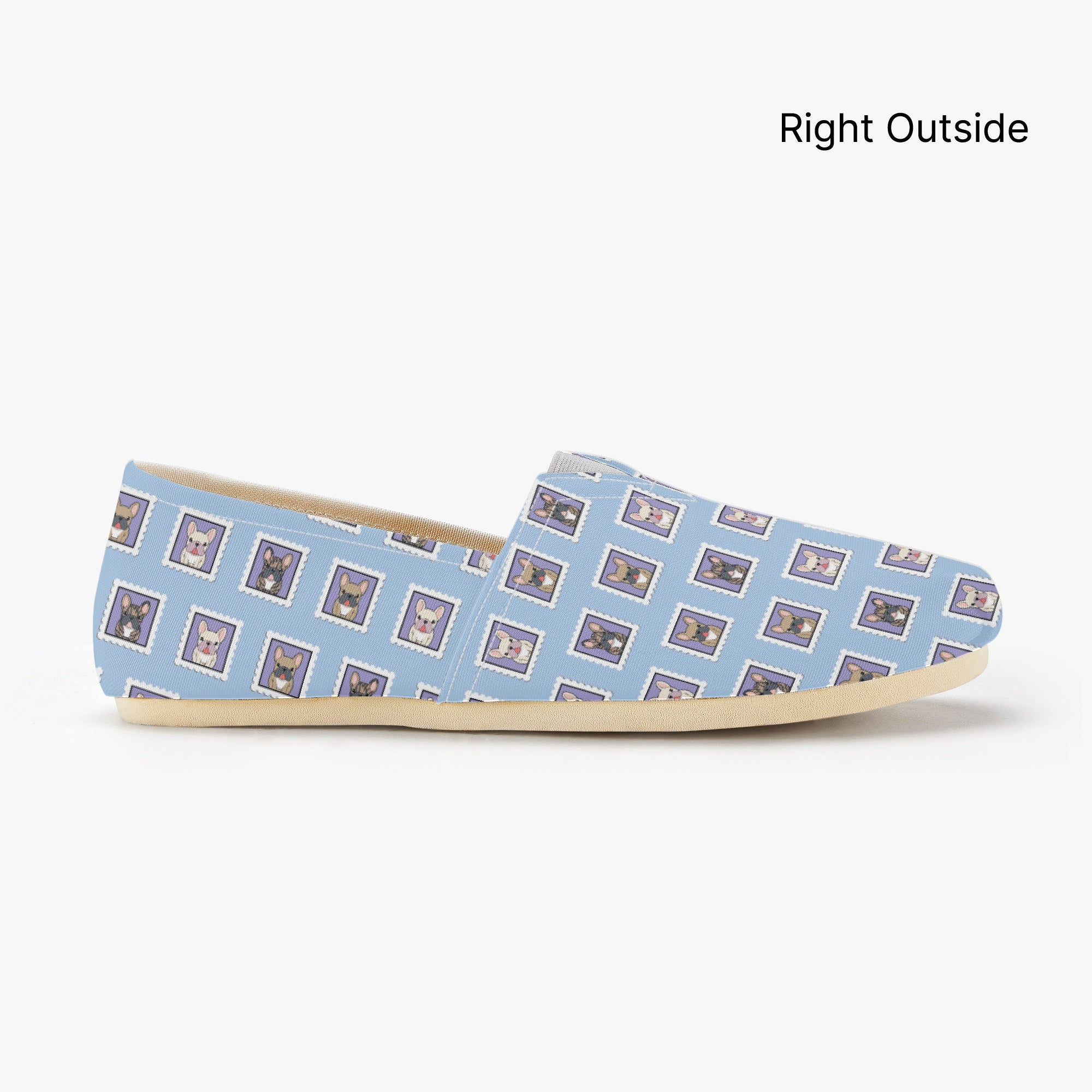 Comfy Opossum - Comfy Casual Canvas Shoes For Frenchie Fans