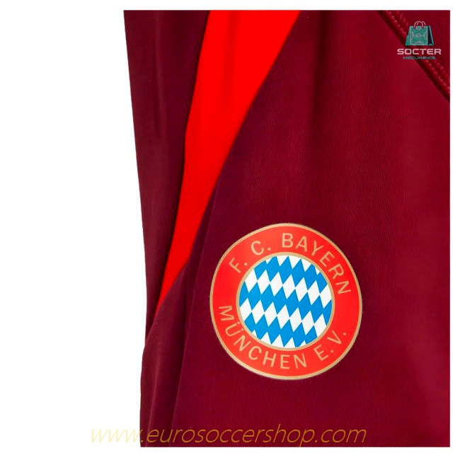 2024-2025 Bayern Munich EU Wind Pants (Shadow Red)