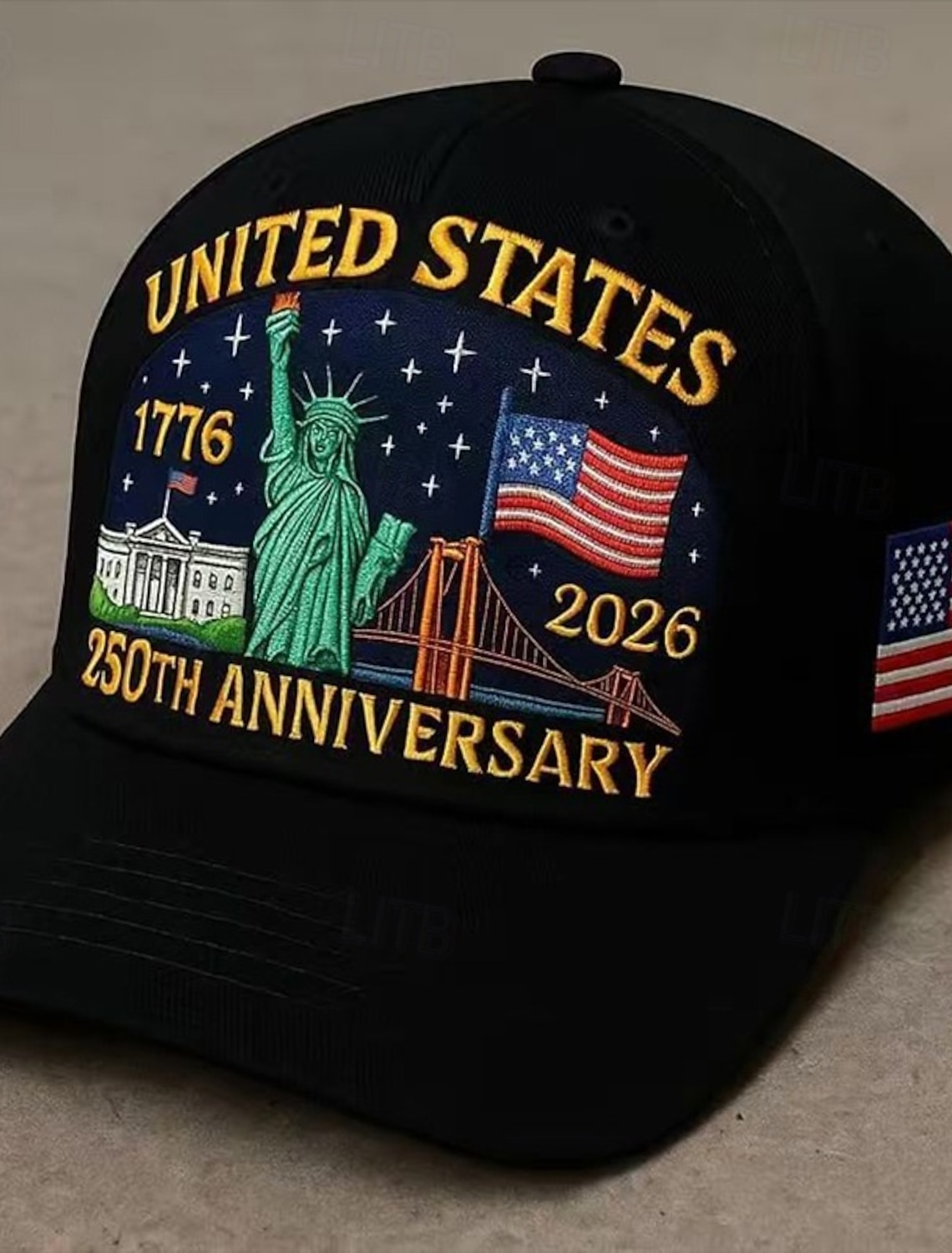 Men's Unisex United States 250th Anniversary Hat Baseball Cap Sun #2