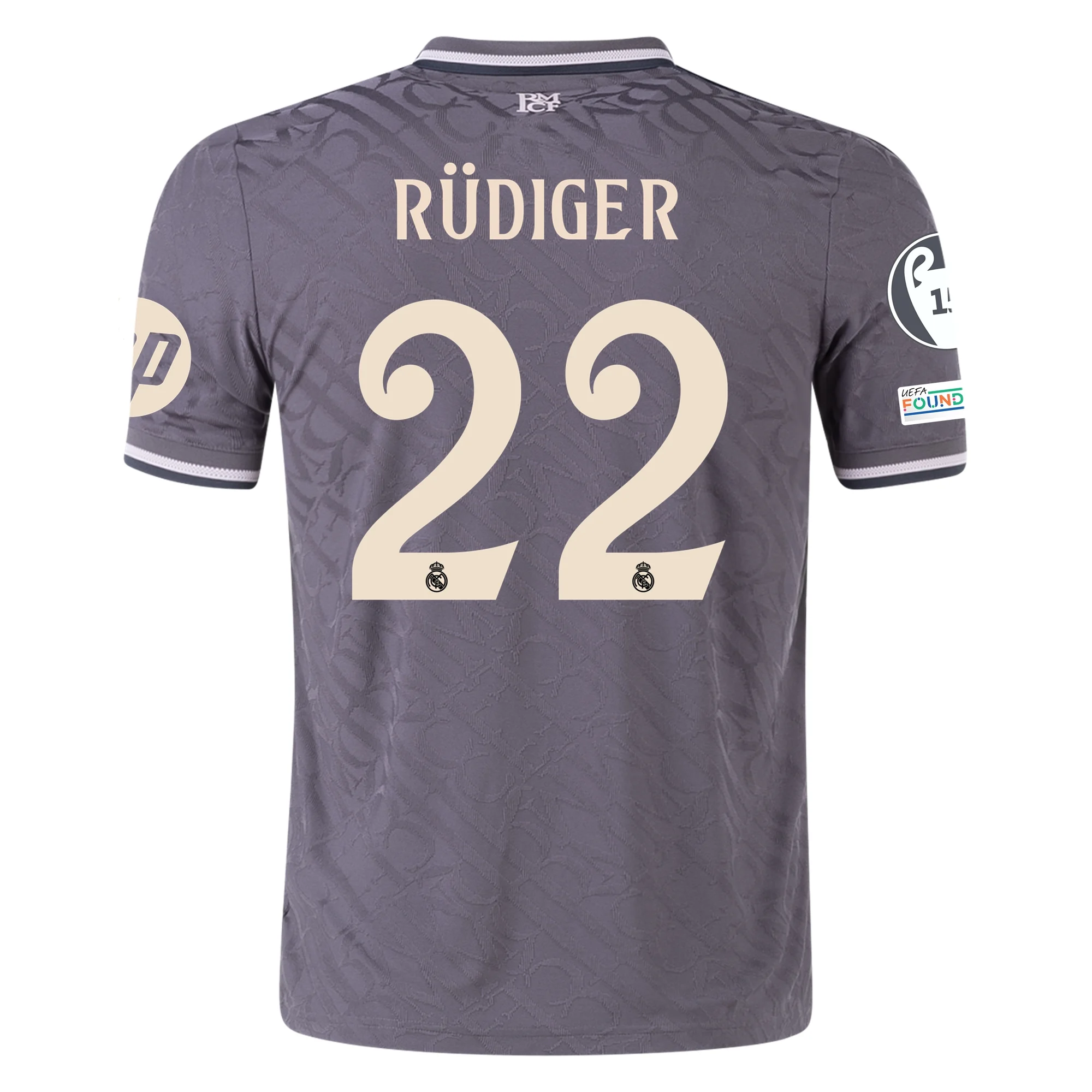 Real Madrid Rudiger 2024-2025 UCL Third Jersey – Authentic Shirt