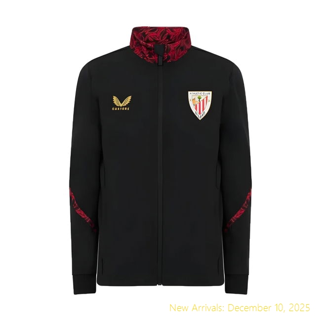 Durable 2024-2025 Athletic Bilbao Matchday Anthem Jacket (Black)