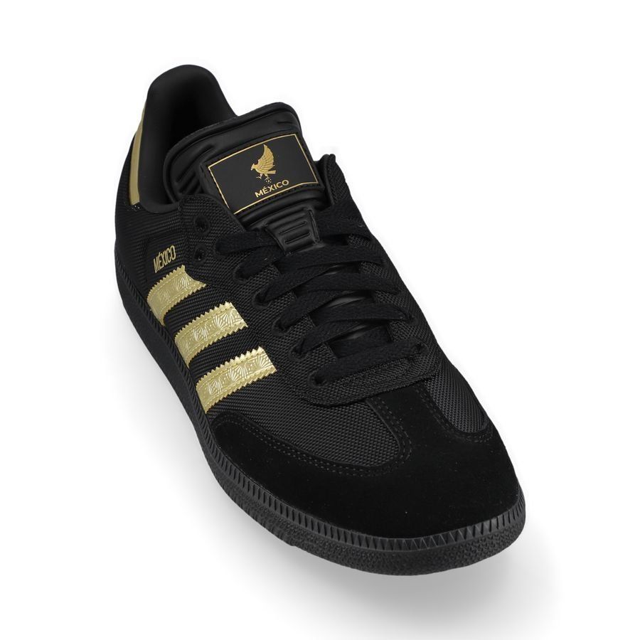 Adidas Samba Mexico Gold Cup Core Jet Black/gold Metallic