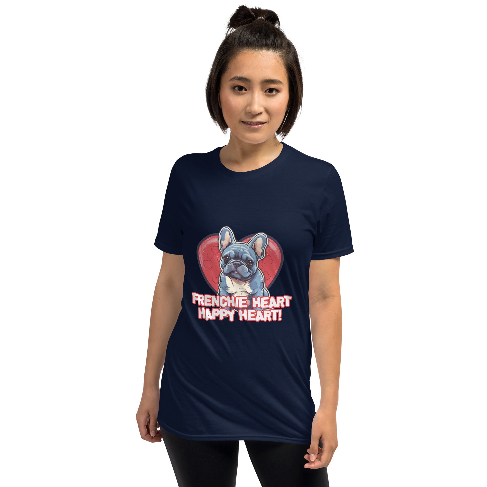 Cozy Frenchie-Fan Heartwarming Dog - Unisex T-shirt for Daily Life