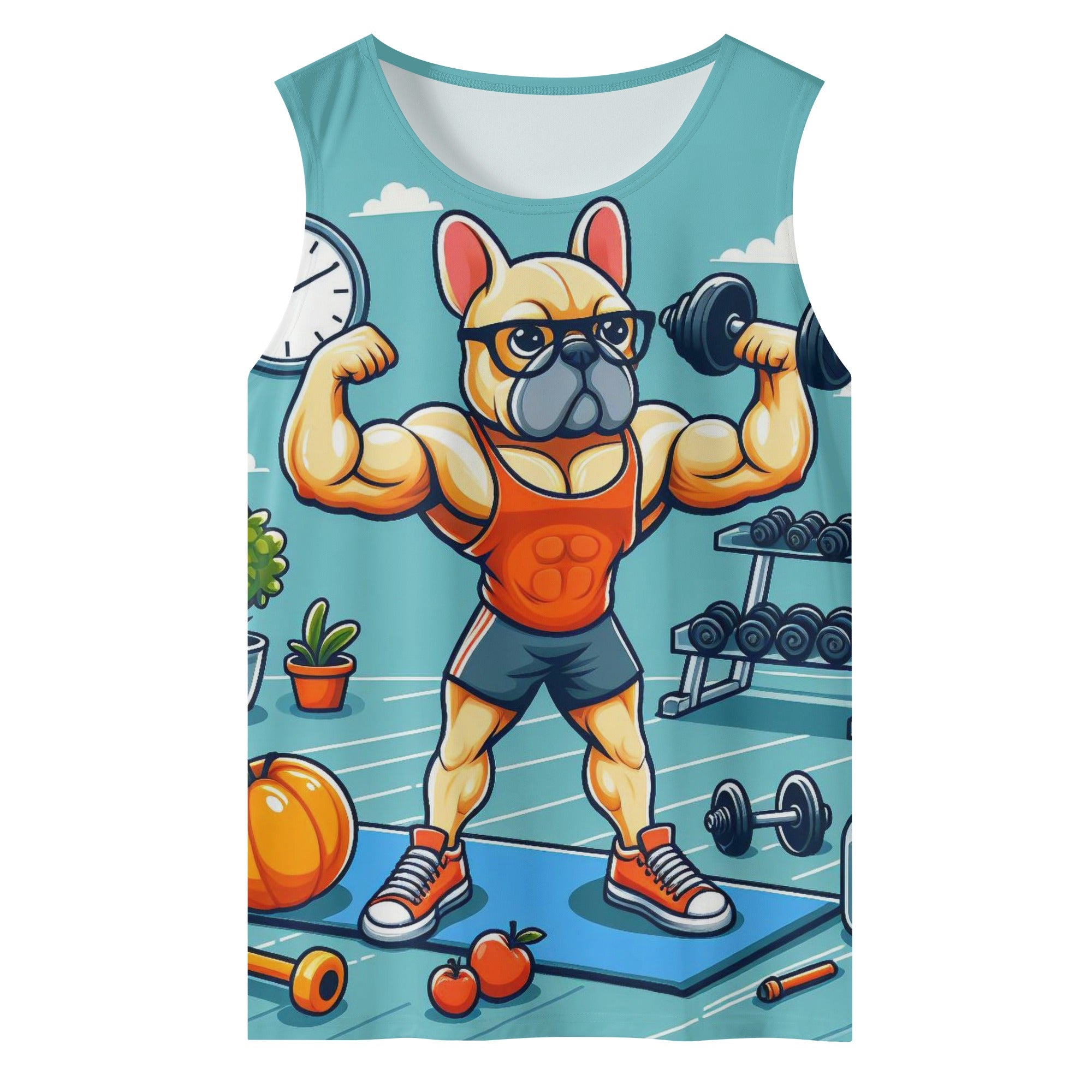 Jack - Bulldog Men Tank Tops For Frenchie Pups | Comfort Fit