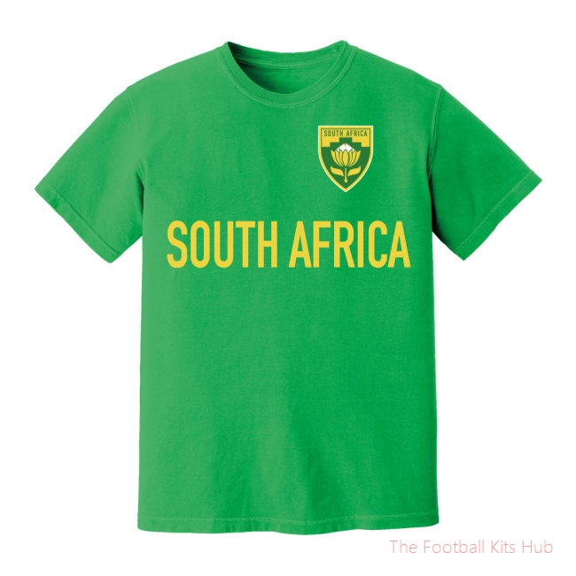 South Africa National Team Text T-Shirt (Green)
