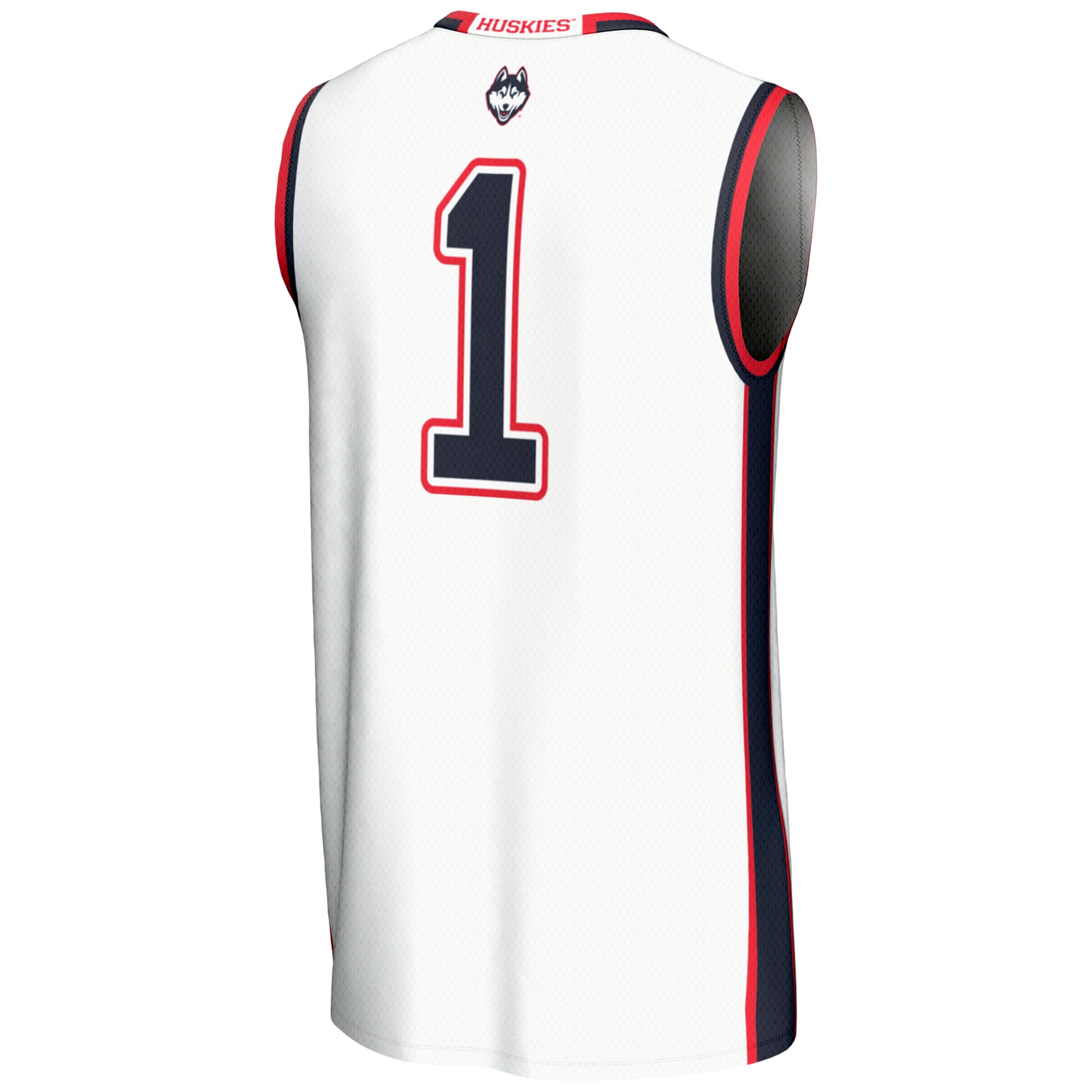 #1 UConn Huskies GameDay Greats Lightweight Basketball Jersey - White