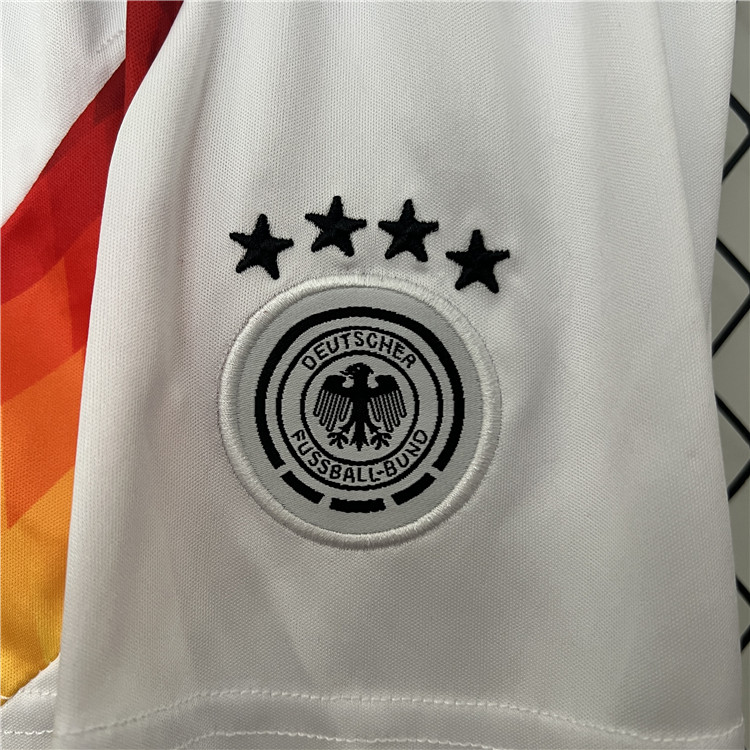 Moisture Wicking Kids Germany 2024 Home Soccer Kit ShirtShorts