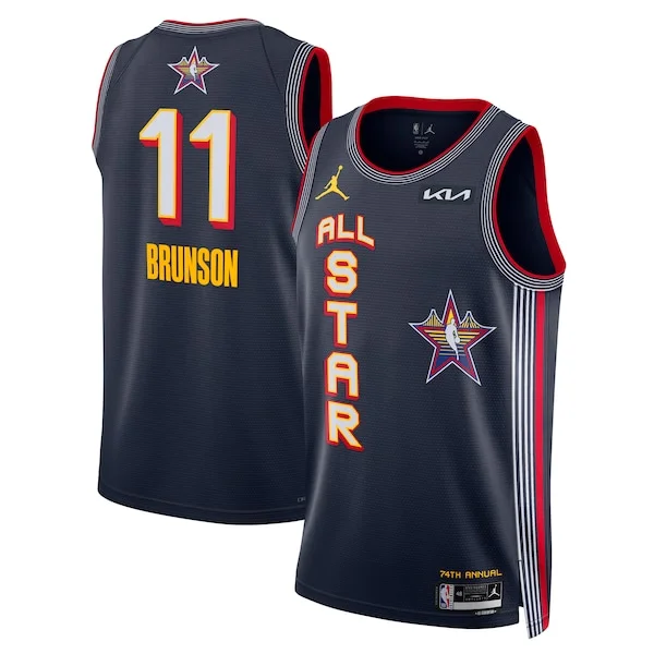 Jalen Brunson NBA Swingman Jersey - contemporary Basketball - Navy
