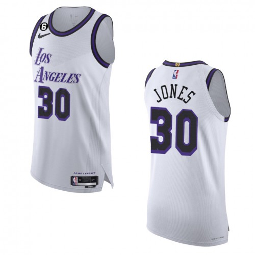 Lakers White Angeles Lakers #30 Nike Jersey - Game Day Wear