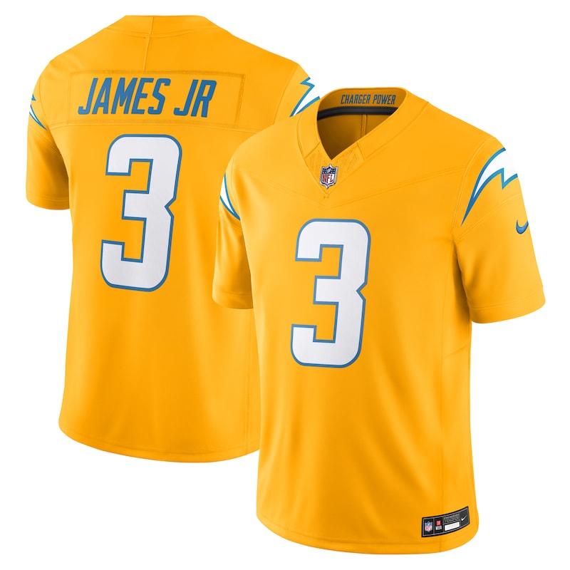 None Derwin James Jr. LA Chargers Energetic Authentic Jersey