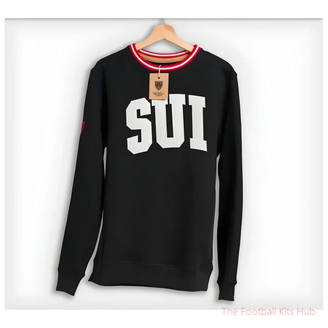 Men Switzerland Retro Football Sweatshirt