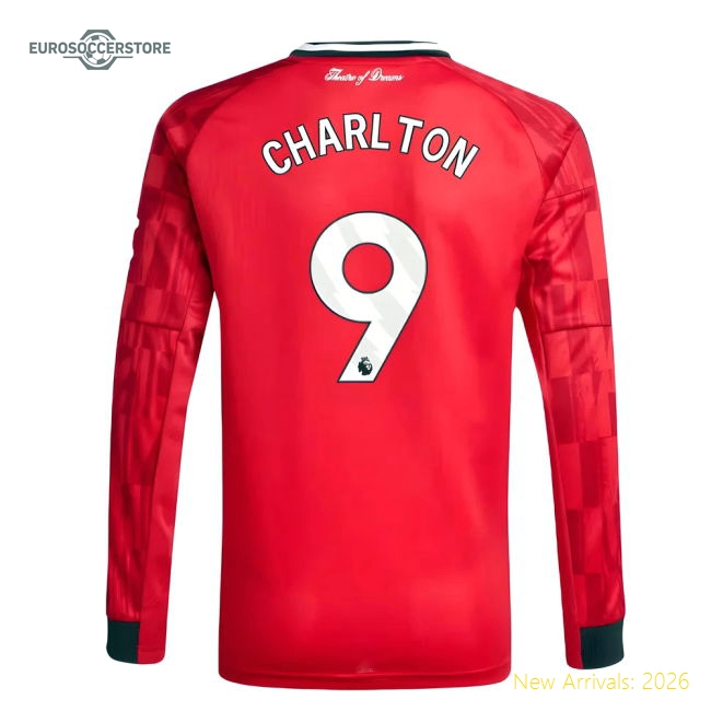 Non-toxic Kids Man Utd Charlton Jersey 2025-2026 Lightweight
