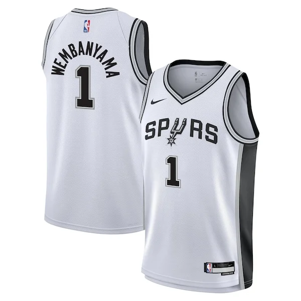 All-Star Victor Wembanyama SAS NBA Jersey - White - Budget-Friendly