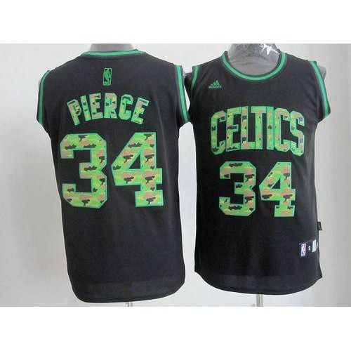 Celtics Black Boston Celtics #34 Jersey - Value-Priced Game Day Wear