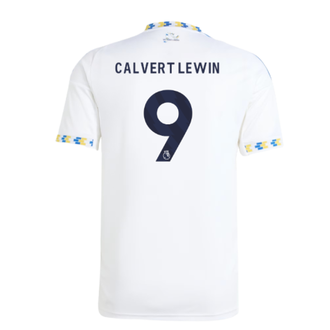 Authentic 2025-2026 Leeds United Home Shirt (calvert Lewin 9)