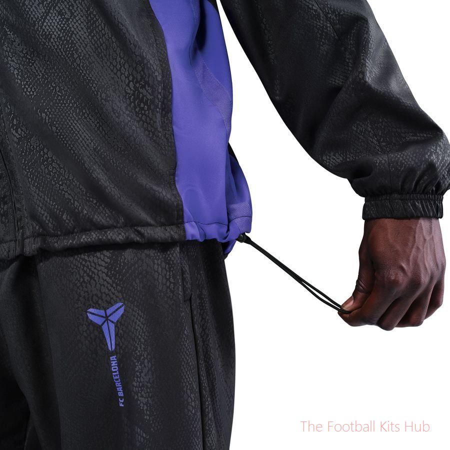 Barcelona Track Jacket GX Away - Black/Persian Violet