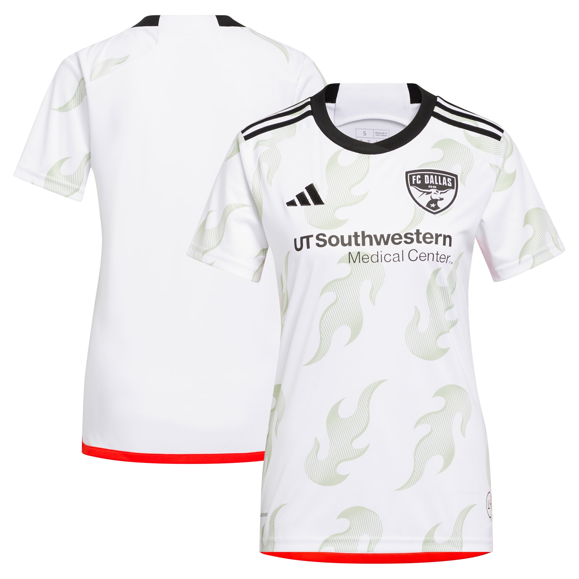 [LK] Youth FC Dallas Women's 2023 Burn Baby Burn Replica Jersey - White