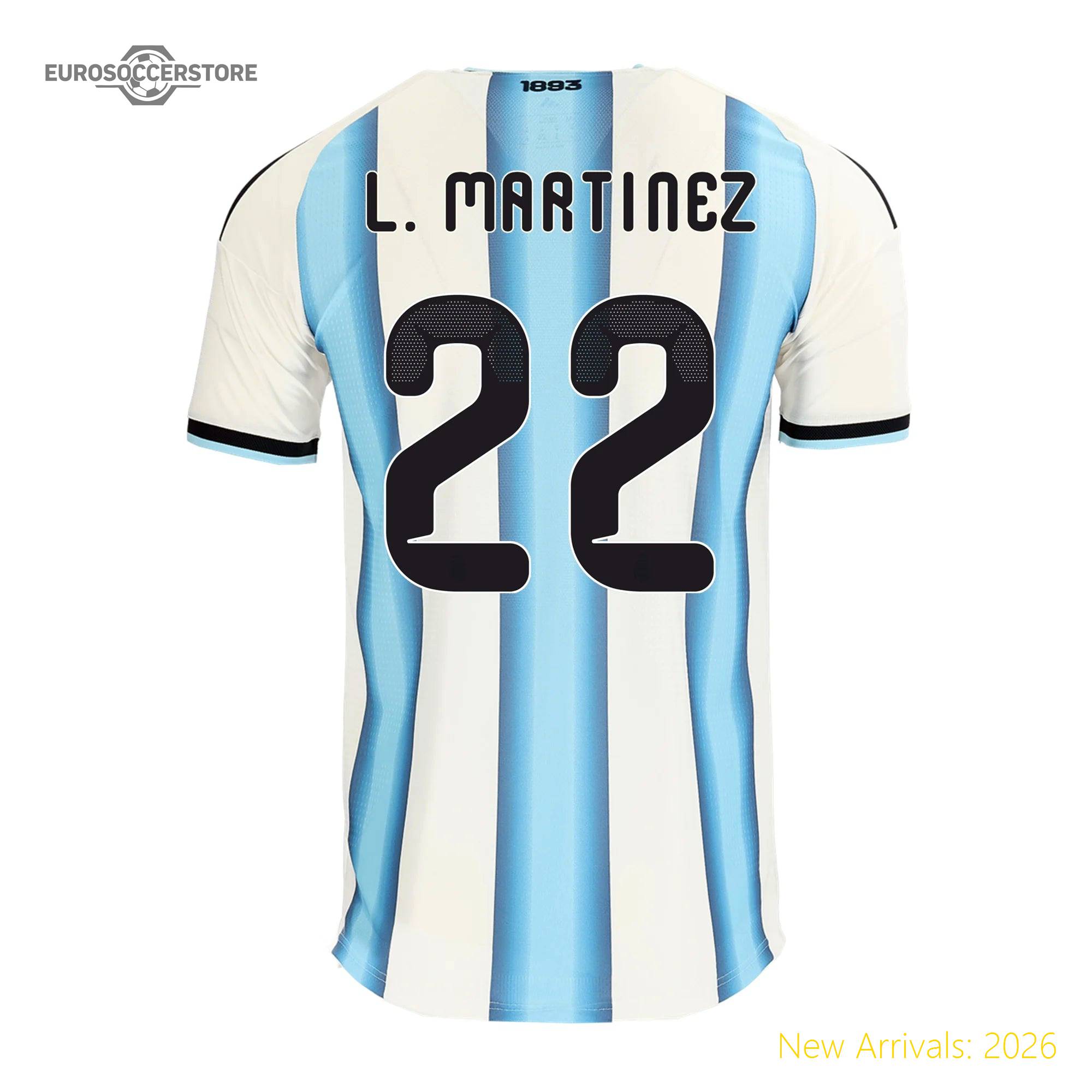 Club Approved Men Top-grade Arg Midfield Maestro Home Jersey 2026