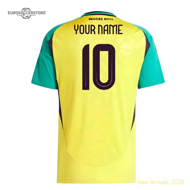 Highperformance Jamaica Your 20242025 Home Jersey Moisturewicking