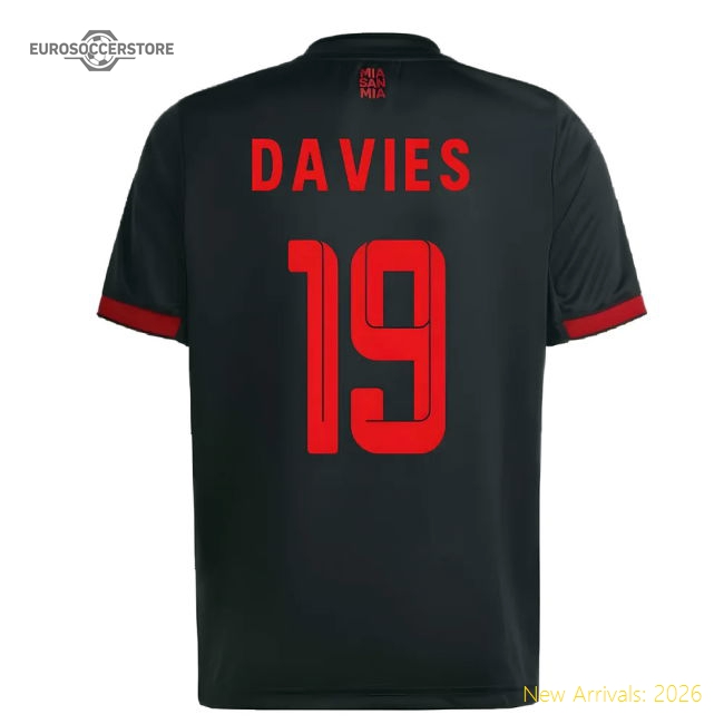 Top-tier Bayern Munich Third Kids) (davies Jersey Moisture-wicking