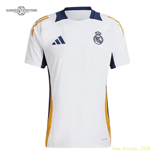 High-Quality 2024-2025 Real Madrid Training Shirt (White) (Ronaldo 7)