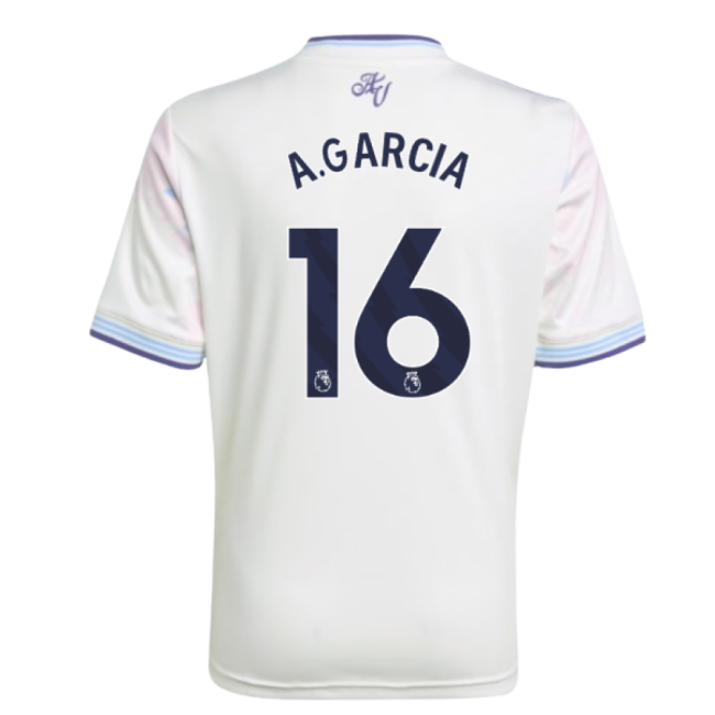Professional 2025-2026 Aston Villa Third Shirt - Kids A.Garcia 16