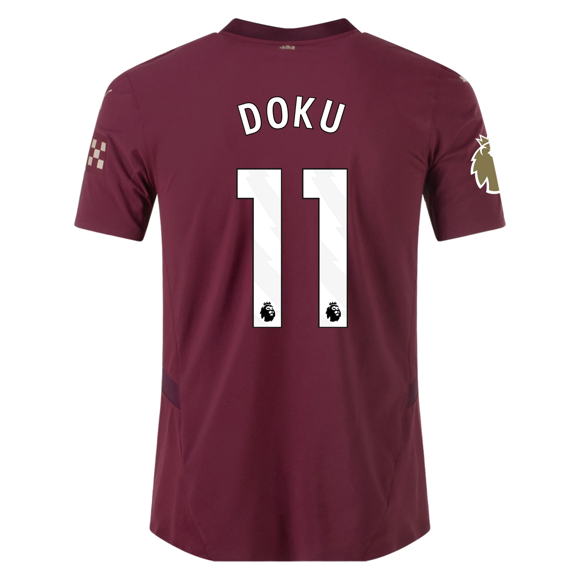 Manchester City Doku 2024-2025 UCL Third Jersey – Authentic Shirt
