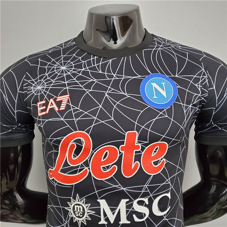 Napoli 21-22 halloween special version Black Soccer Jersey Football