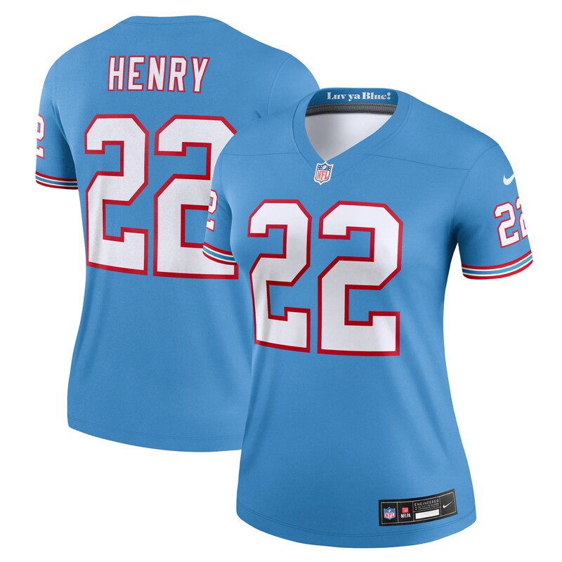 None Derrick Henry TEN Titans Championship Premium Material Jersey