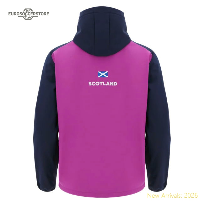 2025-2026 Scotland Rugby Softshell Jacket (Navy) - Kids