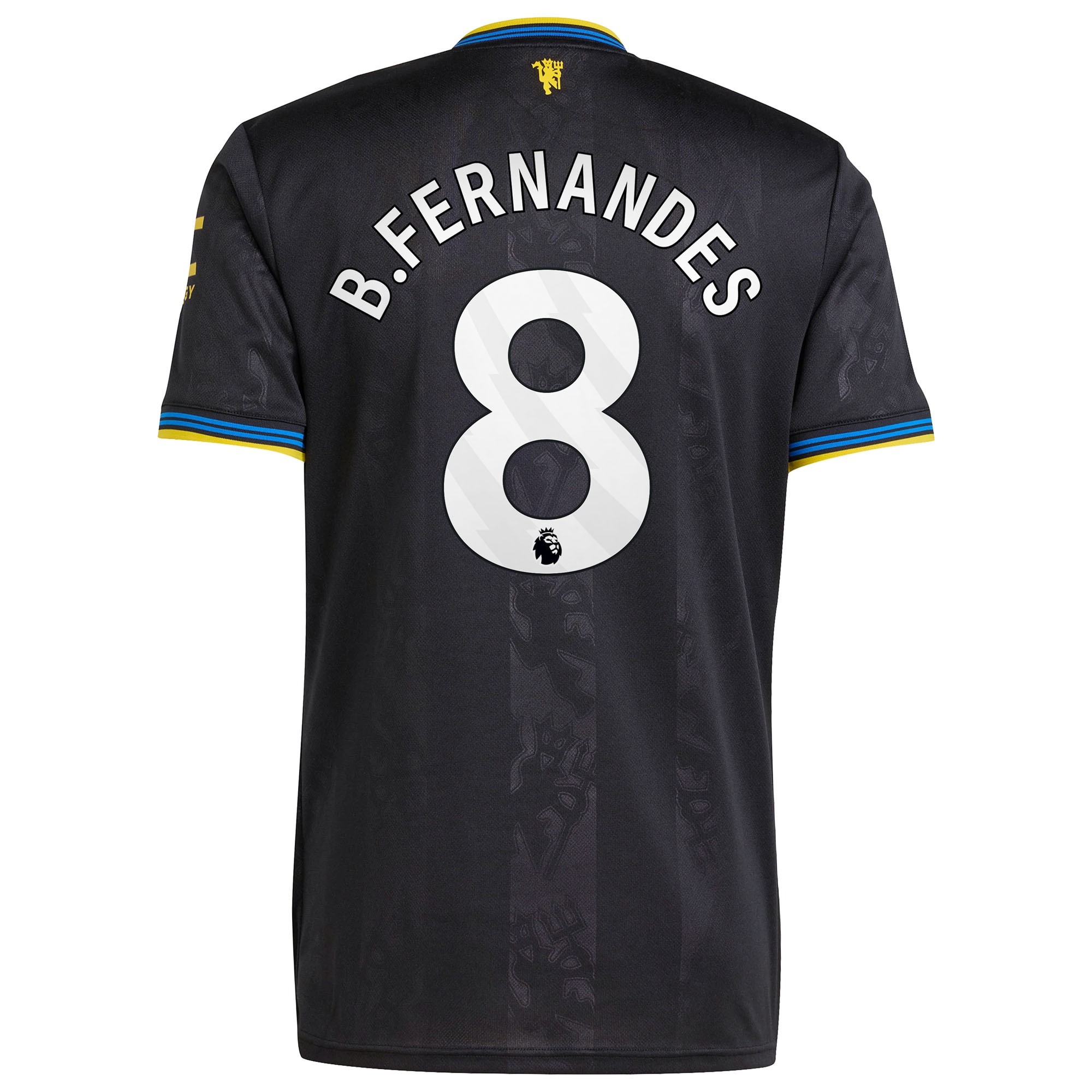 [JED] Bruno Fernandes Manchester United 2025/26 Third Replica Player Jersey - Black