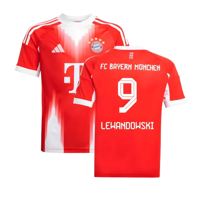 2025-2026 Home Shirt by Bayern Munich (Junior