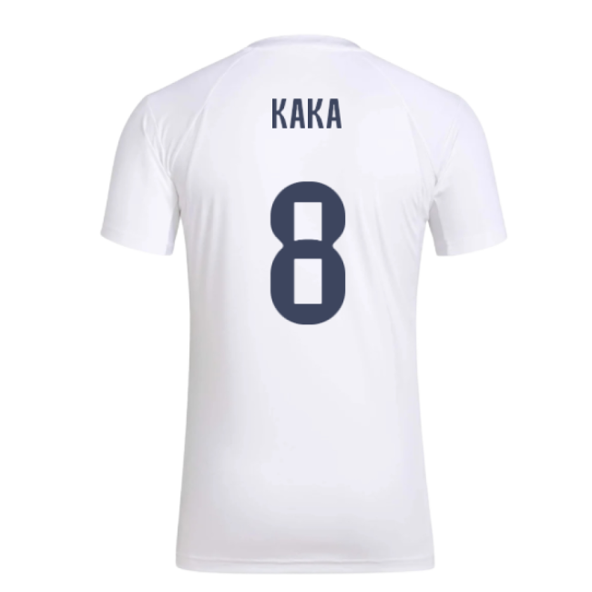 Fan-Favorite 2025-2026 Real Madrid Seasonal Graphic Tee (White) (Kaka