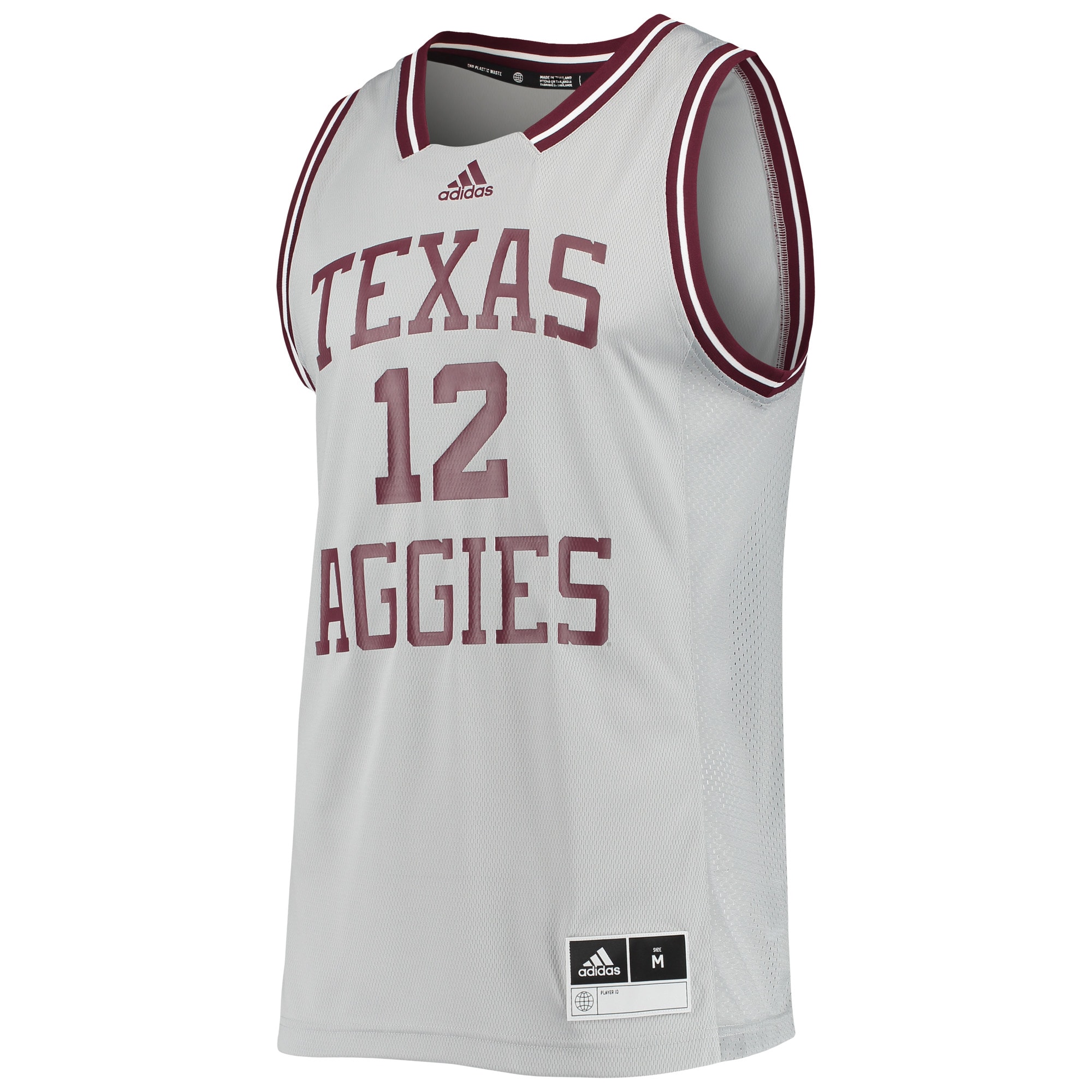 [NJP] Texas A&M Aggies Reverse Retro Jersey - Gray