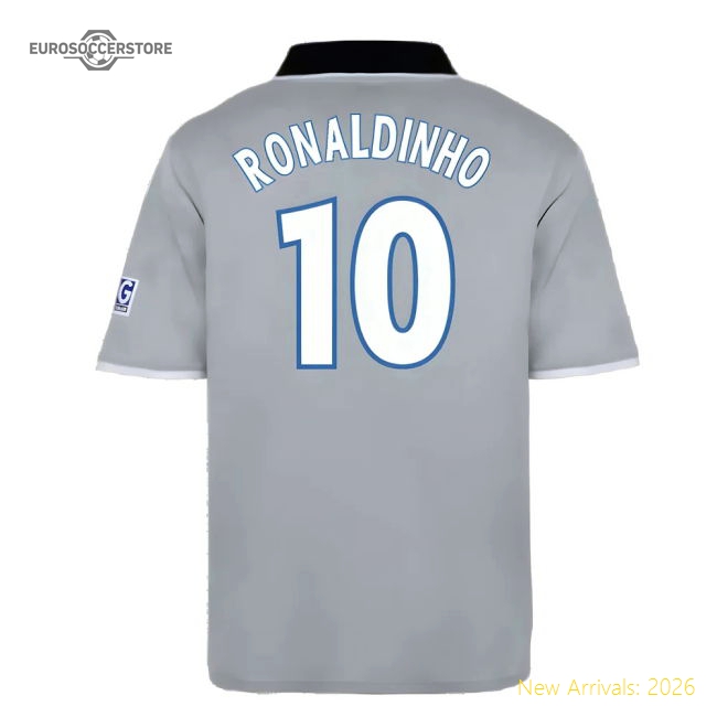 Authentic Psg 2000 Paris Saint Germain Away Shirt (Ronaldinho 10)