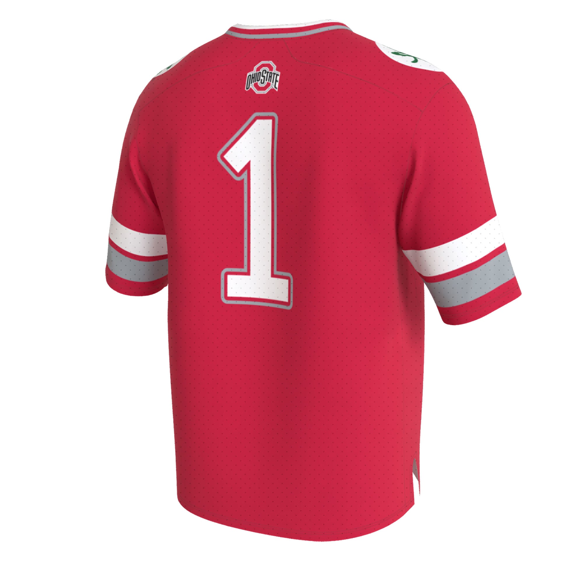 Unisex Scarlet Ohio State Buckeyes Lightweight Collegiate Football Fashion Jersey