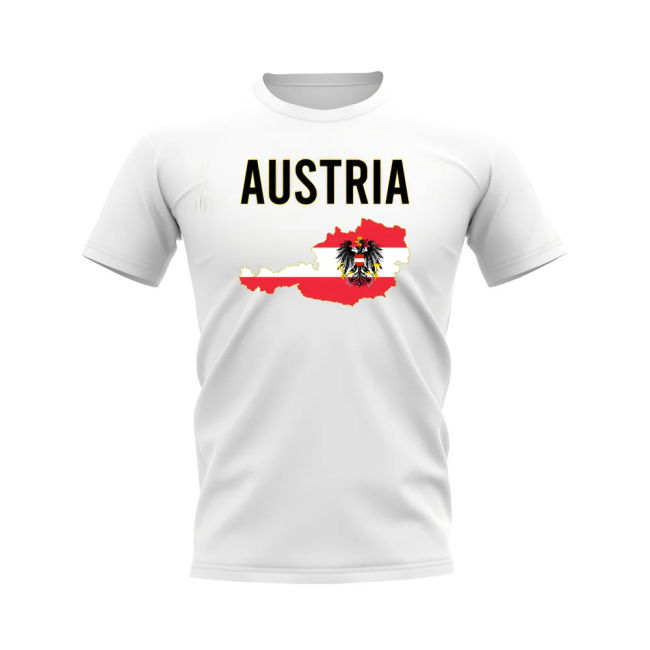 Official Austria Map T-Shirt Durable Replica Match Replica Soccer