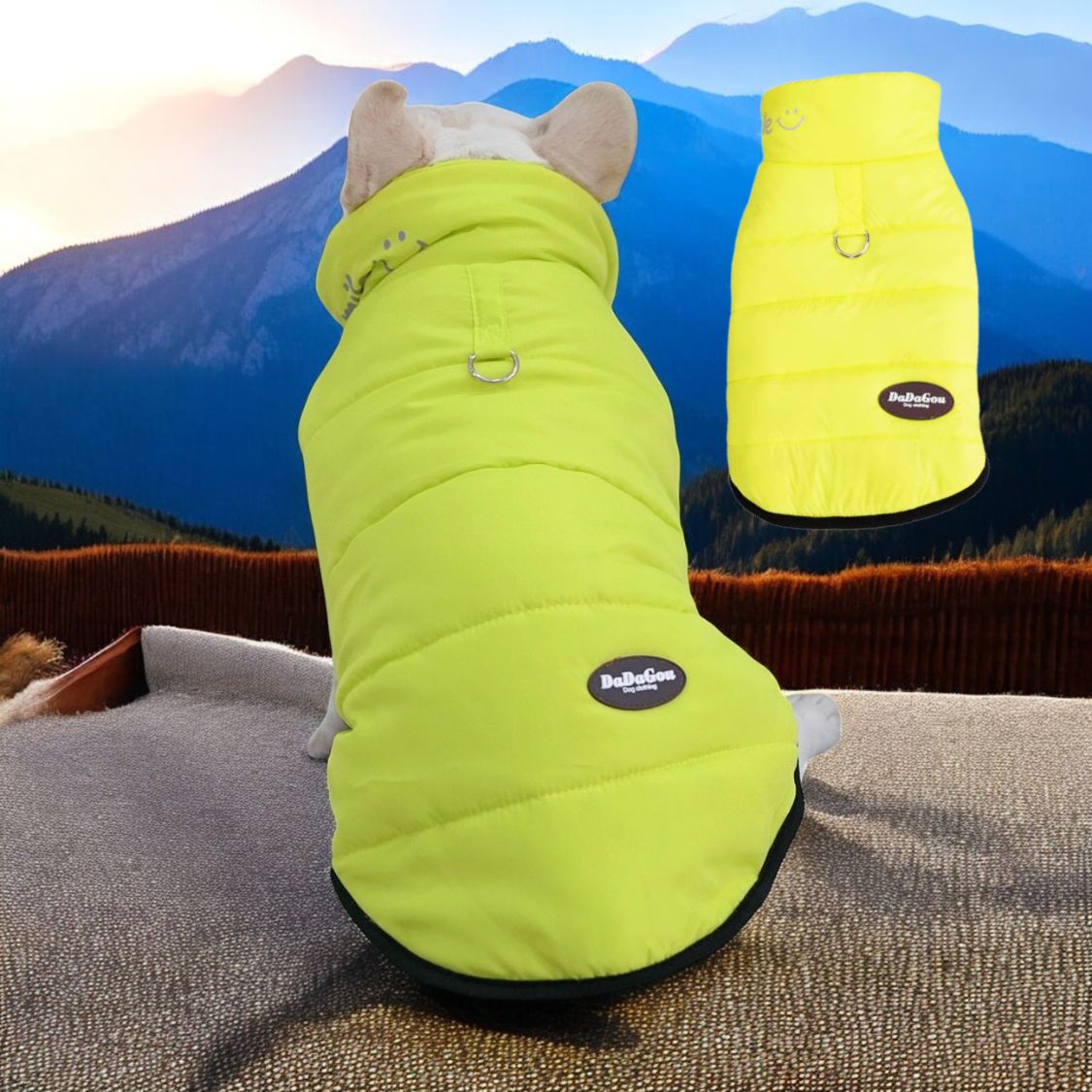 French Bulldog Premium Frenchie Winter Jacket Comfortable Vest With D