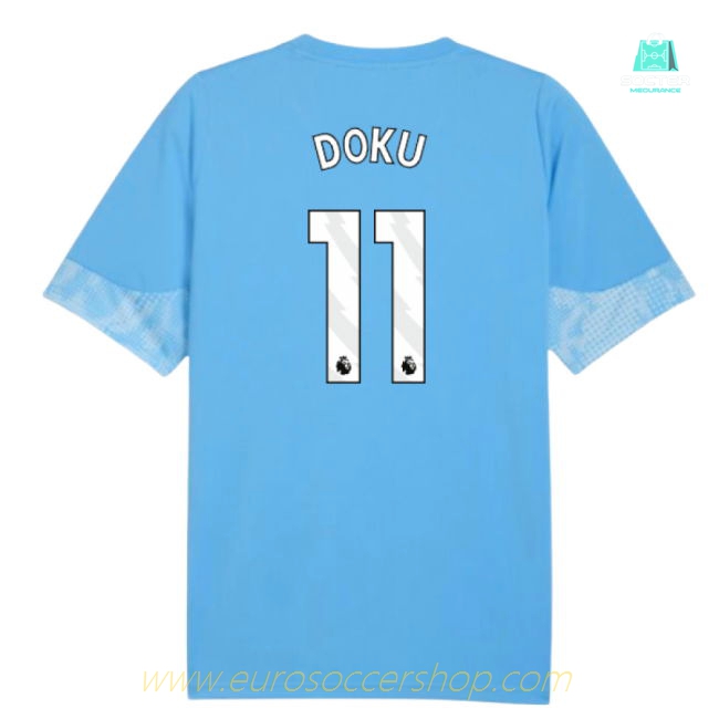 2025-2026 Man City Training Jersey (Light Blue) (Doku 11)