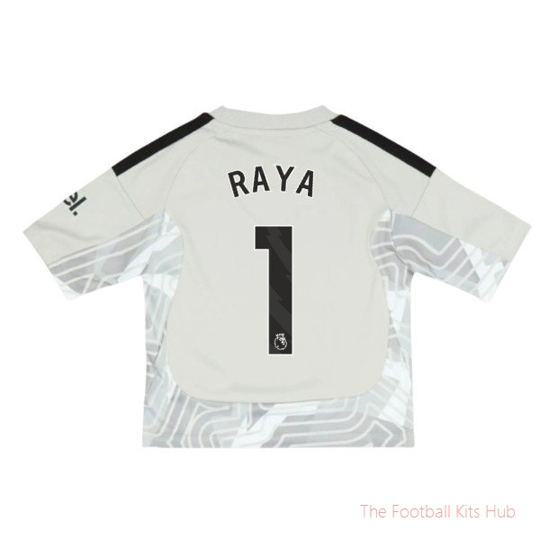 2026-2027 Arsenal Goalkeeper Kit Raya #1 Mini Team Shirt
