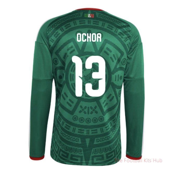 [JED] 2026/27 Mexico Long Sleeve Home Shirt (Ochoa 13)