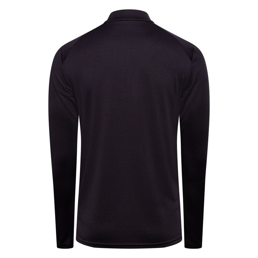 [EFKS] Milan Zip Flat Dark Gray/For All Time Training Red Jersey 1/4
