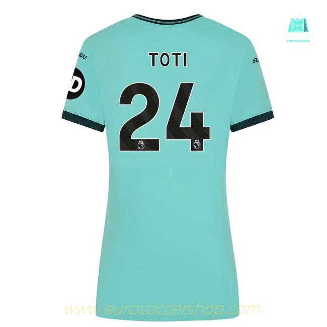 2025-2026 Wolves Away Shirt (Womens) (Toti 24)